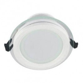 Встраиваемый светодиодный светильник Lumina Deco Saleto LDC 8097-ROUND-GL-6WSMD-D100 WT