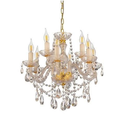 Подвесная люстра Lumina Deco Eliza LDP 7026-6+3 SL+GD - изображение 2 Подвесная люстра Lumina Deco Eliza LDP 7026-6+3 SL+GD - изображение 2