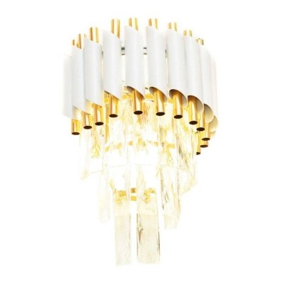 Настенный светильник Lumina Deco Funneli LDW 6003-2 WT+F.GD - изображение 2 Настенный светильник Lumina Deco Funneli LDW 6003-2 WT+F.GD - изображение 2