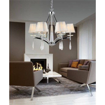 Подвесная люстра Lumina Deco Valentina LDP 1240-6 CHR - изображение 2 Подвесная люстра Lumina Deco Valentina LDP 1240-6 CHR - изображение 2