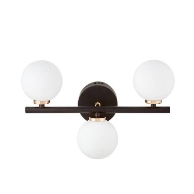 Настенный светильник Lumina Deco Marsiada LDW 6033-3 BK+F.GD - изображение 3 Настенный светильник Lumina Deco Marsiada LDW 6033-3 BK+F.GD - изображение 3