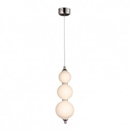 Подвесной светодиодный светильник Lumina Deco Snowman LDP 6834-1 WT+CHR