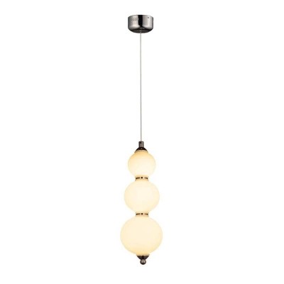 Подвесной светодиодный светильник Lumina Deco Snowman LDP 6834-1 WT+CHR - изображение 3 Подвесной светодиодный светильник Lumina Deco Snowman LDP 6834-1 WT+CHR - изображение 3