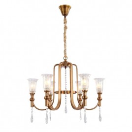 Подвесная люстра Lumina Deco Rionella LDP 8041-6 S.GD