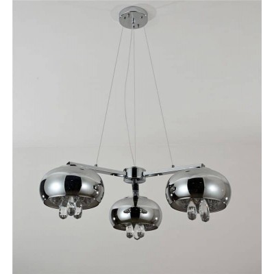 Подвесная люстра Lumina Deco Tosso LDP 8066-3-200 CHR - изображение 2 Подвесная люстра Lumina Deco Tosso LDP 8066-3-200 CHR - изображение 2