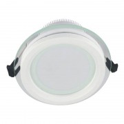 Встраиваемый светодиодный светильник Lumina Deco Saleto LDC 8097-ROUND-GL-18WSMD-D200 WT