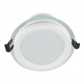 Встраиваемый светодиодный светильник Lumina Deco Saleto LDC 8097-ROUND-GL-18WSMD-D200 WT