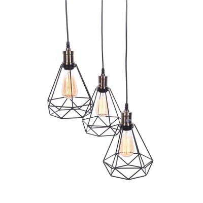 Подвесная люстра Lumina Deco Cobi LDP 11609-3 BK - изображение 2 Подвесная люстра Lumina Deco Cobi LDP 11609-3 BK - изображение 2