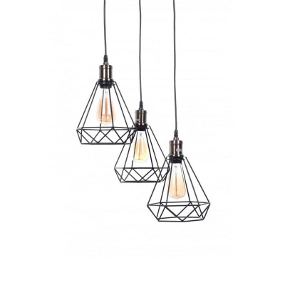 Подвесная люстра Lumina Deco Cobi LDP 11609-3 BK - изображение 3 Подвесная люстра Lumina Deco Cobi LDP 11609-3 BK - изображение 3