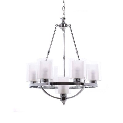 Подвесная люстра Lumina Deco Santini LDP 1220-7 CHR+WT - изображение 2 Подвесная люстра Lumina Deco Santini LDP 1220-7 CHR+WT - изображение 2