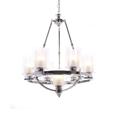 Подвесная люстра Lumina Deco Santini LDP 1220-7 CHR+WT - изображение 3 Подвесная люстра Lumina Deco Santini LDP 1220-7 CHR+WT - изображение 3