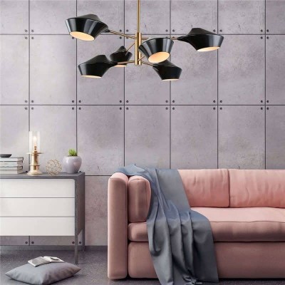 Подвесная люстра Lumina Deco Romina LDP 6037-6 BK+GD - изображение 2 Подвесная люстра Lumina Deco Romina LDP 6037-6 BK+GD - изображение 2