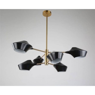 Подвесная люстра Lumina Deco Romina LDP 6037-6 BK+GD - изображение 3 Подвесная люстра Lumina Deco Romina LDP 6037-6 BK+GD - изображение 3