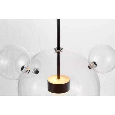 Подвесной светодиодный светильник Lumina Deco Neroni LDP 6016-5+1 BK - изображение 4 Подвесной светодиодный светильник Lumina Deco Neroni LDP 6016-5+1 BK - изображение 4