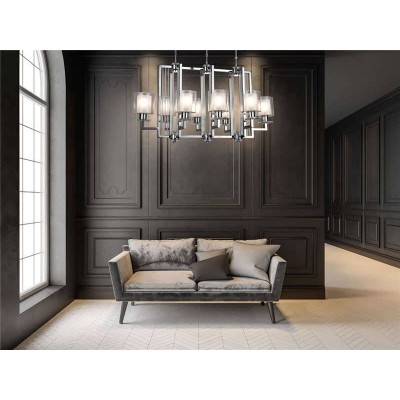 Подвесная люстра Lumina Deco Manhattan LDP 8012-8P CHR - изображение 2 Подвесная люстра Lumina Deco Manhattan LDP 8012-8P CHR - изображение 2