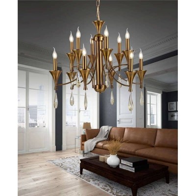 Подвесная люстра Lumina Deco Libero LDP 1230-12 MD - изображение 2 Подвесная люстра Lumina Deco Libero LDP 1230-12 MD - изображение 2