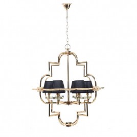 Подвесная люстра Lumina Deco Baltimore LDP 8020-6 GD+BK