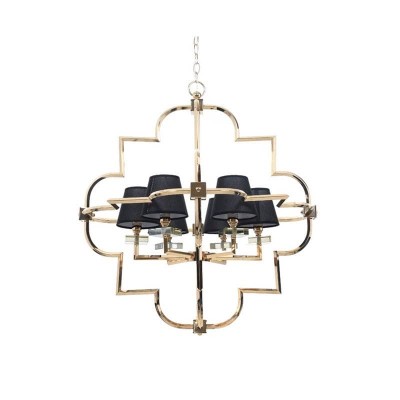 Подвесная люстра Lumina Deco Baltimore LDP 8020-6 GD+BK - изображение 3 Подвесная люстра Lumina Deco Baltimore LDP 8020-6 GD+BK - изображение 3