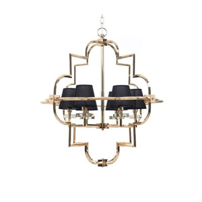 Подвесная люстра Lumina Deco Baltimore LDP 8020-6 GD+BK - изображение 4 Подвесная люстра Lumina Deco Baltimore LDP 8020-6 GD+BK - изображение 4