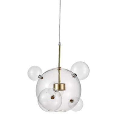 Подвесной светодиодный светильник Lumina Deco Neroni LDP 6016-5+1 GD - изображение 4 Подвесной светодиодный светильник Lumina Deco Neroni LDP 6016-5+1 GD - изображение 4