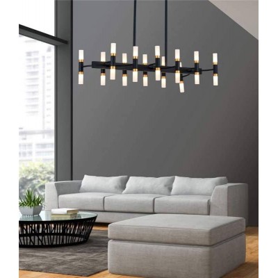 Подвесная люстра Lumina Deco Richmond LDP 6035-24 PR+BK+GD - изображение 2 Подвесная люстра Lumina Deco Richmond LDP 6035-24 PR+BK+GD - изображение 2