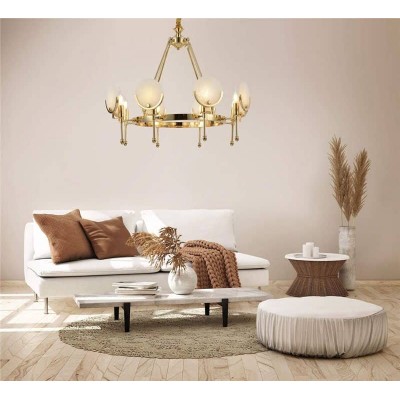 Подвесная люстра Lumina Deco Montego LDP 8010-8 F.GD - изображение 2 Подвесная люстра Lumina Deco Montego LDP 8010-8 F.GD - изображение 2