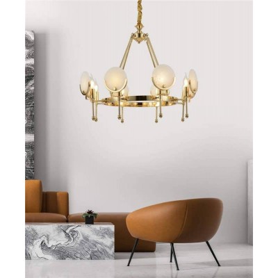 Подвесная люстра Lumina Deco Montego LDP 8010-8 F.GD - изображение 4 Подвесная люстра Lumina Deco Montego LDP 8010-8 F.GD - изображение 4