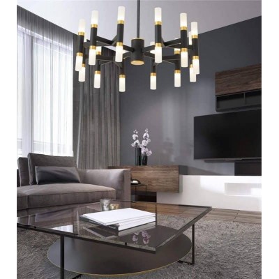 Подвесная люстра Lumina Deco Richmond LDP 6035-24 BK+GD - изображение 2 Подвесная люстра Lumina Deco Richmond LDP 6035-24 BK+GD - изображение 2