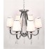 Подвесная люстра Lumina Deco Milesia LDP 8926-6 WT+CHR - изображение 2 Подвесная люстра Lumina Deco Milesia LDP 8926-6 WT+CHR - изображение 2