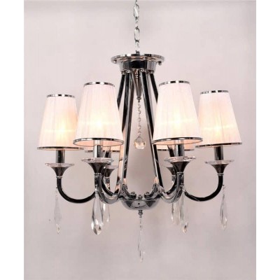 Подвесная люстра Lumina Deco Milesia LDP 8926-6 WT+CHR - изображение 3 Подвесная люстра Lumina Deco Milesia LDP 8926-6 WT+CHR - изображение 3