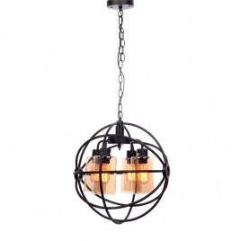 Подвесная люстра Lumina Deco Stradi LDP 11509-4 BK