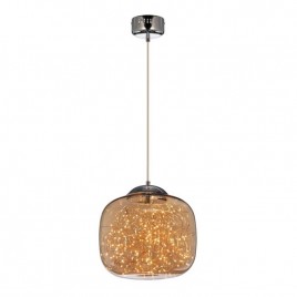 Подвесной светодиодный светильник Lumina Deco Daisy LDP 6823-300 CHR+AMB
