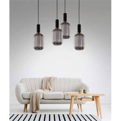 Подвесной светильник Lumina Deco Rico LDP 1218 GY+BK - изображение 4 Подвесной светильник Lumina Deco Rico LDP 1218 GY+BK - изображение 4