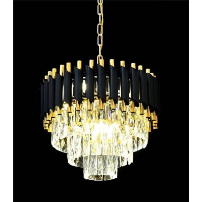 Подвесная люстра Lumina Deco Funneli LDP 6003-400 BK+F.GD - изображение 2 Подвесная люстра Lumina Deco Funneli LDP 6003-400 BK+F.GD - изображение 2