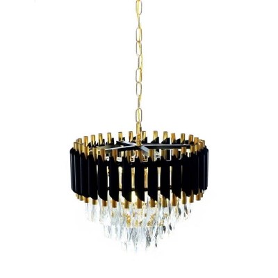Подвесная люстра Lumina Deco Funneli LDP 6003-400 BK+F.GD - изображение 3 Подвесная люстра Lumina Deco Funneli LDP 6003-400 BK+F.GD - изображение 3