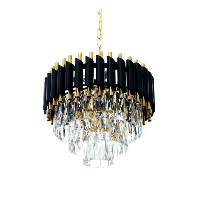 Подвесная люстра Lumina Deco Funneli LDP 6003-400 BK+F.GD - изображение 4 Подвесная люстра Lumina Deco Funneli LDP 6003-400 BK+F.GD - изображение 4