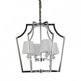 Подвесная люстра Lumina Deco Montero LDP 1249-4 CHR+WT