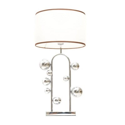 Настольная лампа Lumina Deco Fabi LDT 5528 CHR+WT - изображение 2 Настольная лампа Lumina Deco Fabi LDT 5528 CHR+WT - изображение 2
