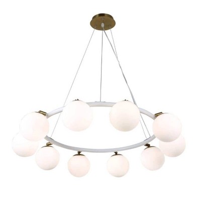 Подвесной светильник Lumina Deco Modica LDP 6032-10 WT+MD - изображение 2 Подвесной светильник Lumina Deco Modica LDP 6032-10 WT+MD - изображение 2