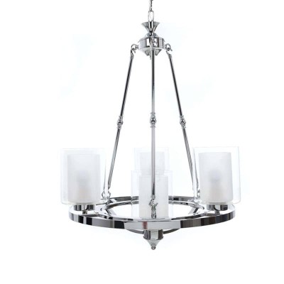 Подвесная люстра Lumina Deco Santini LDP 1220-4 CHR+WT - изображение 4 Подвесная люстра Lumina Deco Santini LDP 1220-4 CHR+WT - изображение 4