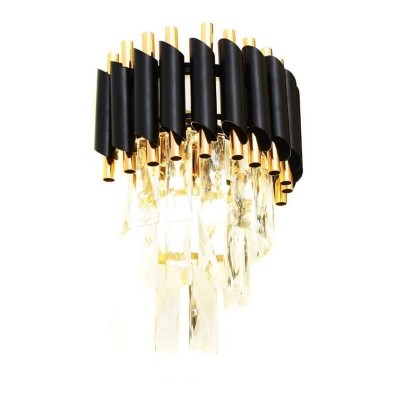 Настенный светильник Lumina Deco Funneli LDW 6003-2 BK+F.GD - изображение 2 Настенный светильник Lumina Deco Funneli LDW 6003-2 BK+F.GD - изображение 2