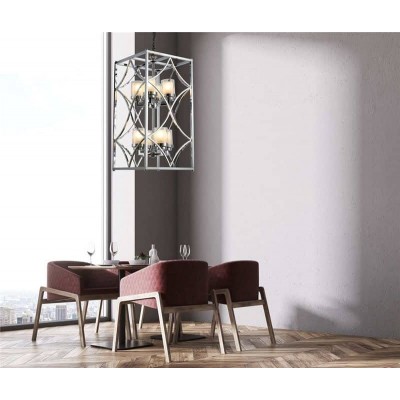 Подвесная люстра Lumina Deco Quadrato LDP 1223-8 CHR - изображение 3 Подвесная люстра Lumina Deco Quadrato LDP 1223-8 CHR - изображение 3