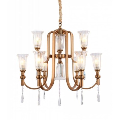 Подвесная люстра Lumina Deco Rionella LDP 8041-6+3 S.GD - изображение 2 Подвесная люстра Lumina Deco Rionella LDP 8041-6+3 S.GD - изображение 2