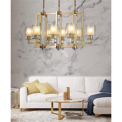 Подвесная люстра Lumina Deco Manhattan LDP 8012-8P F.GD - изображение 2 Подвесная люстра Lumina Deco Manhattan LDP 8012-8P F.GD - изображение 2