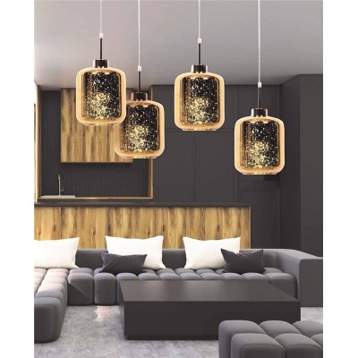 Подвесной светильник Lumina Deco Alacosmo LDP 6811-1 GD - изображение 3 Подвесной светильник Lumina Deco Alacosmo LDP 6811-1 GD - изображение 3