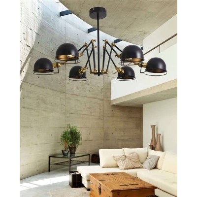 Подвесная люстра Lumina Deco Valmonti LDP D015-6 BK - изображение 3 Подвесная люстра Lumina Deco Valmonti LDP D015-6 BK - изображение 3