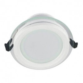 Встраиваемый светодиодный светильник Lumina Deco Saleto LDC 8097-ROUND-GL-9WSMD-D120 WT