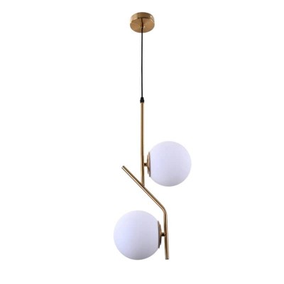 Подвесной светильник Lumina Deco Bienari LDP 6040-2 WT+MD - изображение 2 Подвесной светильник Lumina Deco Bienari LDP 6040-2 WT+MD - изображение 2