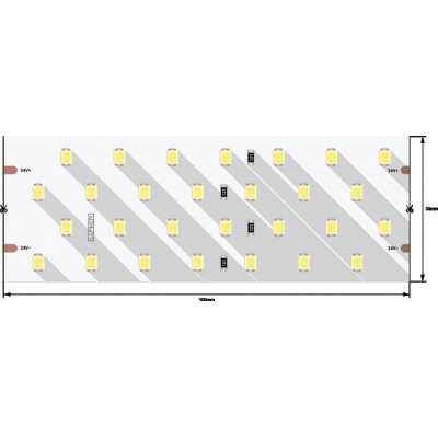Светодиодная лента Lumker 26W/m 280LED/m 2835SMD теплый белый 2,5M 003150 - изображение 2 Светодиодная лента Lumker 26W/m 280LED/m 2835SMD теплый белый 2,5M 003150 - изображение 2