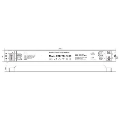 Блок питания Lumker 24V 100W IP40 4,1A RC-100-24 001827 - изображение 2 Блок питания Lumker 24V 100W IP40 4,1A RC-100-24 001827 - изображение 2
